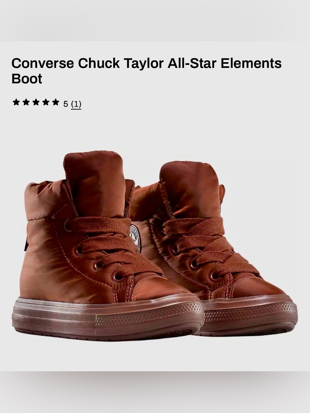 *new* Converse Chuck Taylor All-Star Elements Boot